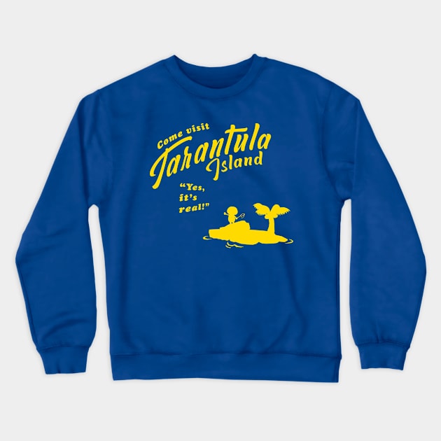 Tarantula Island Crewneck Sweatshirt by maxheron